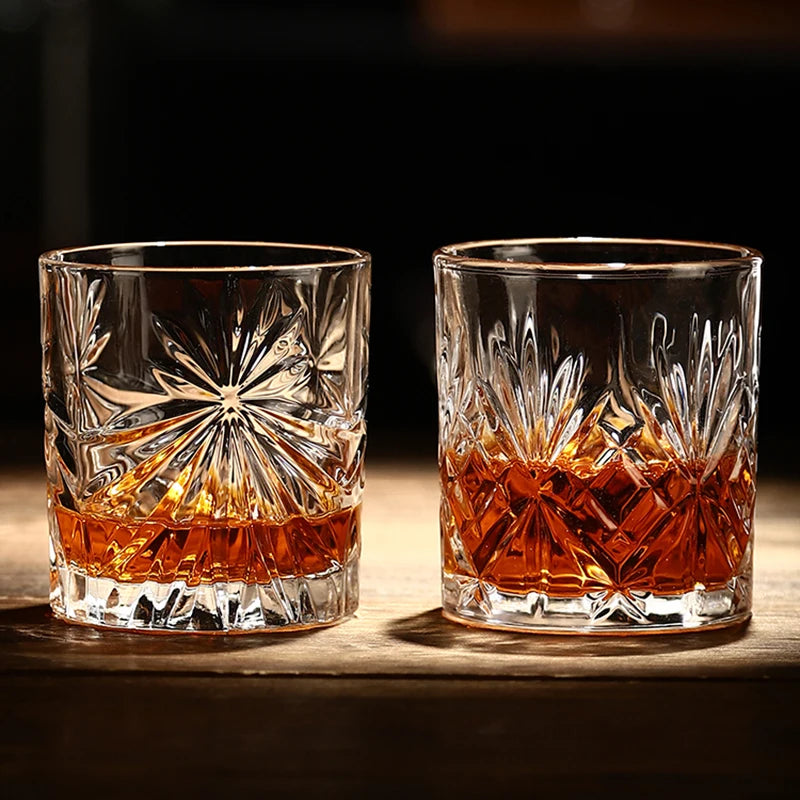 Crystal Whiskey Glass - European Style Spirit Set