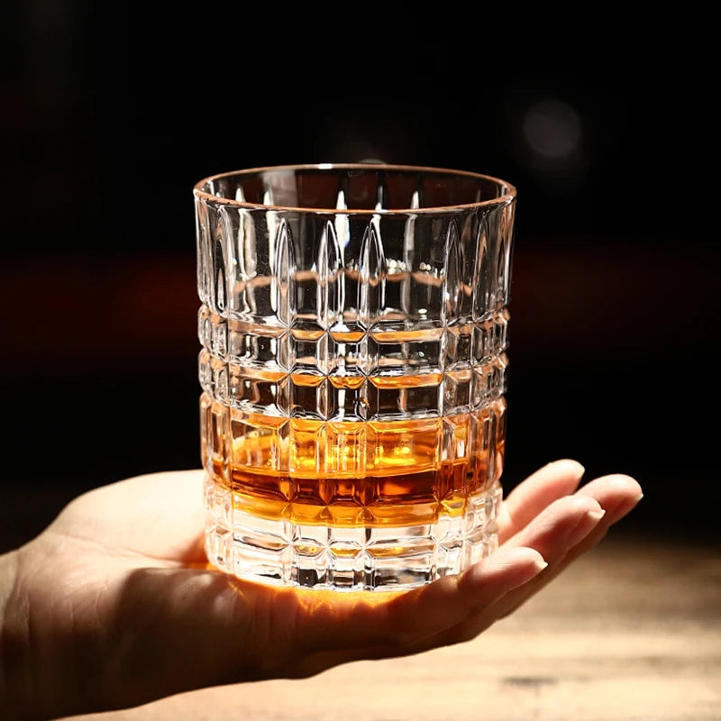 Crystal Whiskey Glass - European Style Spirit Set